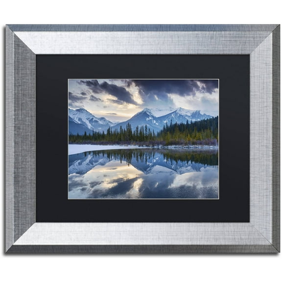 Trademark Fine Art 'Vermillion' Canvas Art by Michael Blanchette Photography, Black Matte, Silver Frame