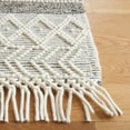 thumbnail image 3 of SAFAVIEH Vermont Wilfreda Aztec Area Rug, Black/Ivory, 4' x 6', 3 of 8