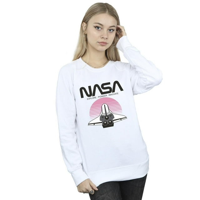 NASA Womens Space Shuttle Sunset Sweatshirt