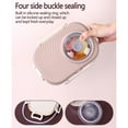 thumbnail image 6 of KCEHTA Stainless Steel Lunch Box Office Worker Student Lunch Box Sealed Lunch Box with Soup Bowl 3 Compartment Insulated lunch box, 6 of 7