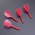 thumbnail image 3 of EeaseCA 4 Pcs Transparent Fine Thread Dart Flights Darts Accessory Outdoor and Indoor Sports Dart Tail Wings (Fine and Small Thread, Red), 3 of 7