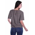 thumbnail image 4 of Moomaya Blouse d'Été Boho à Manches Courtes en Rayonne Imprimée pour Femmes, 4 of 5