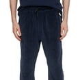 thumbnail image 2 of Eleven Paris Men's Regular Fit Knit Cotton Velour Jogger Pants Dress Blue Size Large, 2 of 3