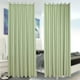 thumbnail image 3 of 2 cortinas decorativas opacas de moda, elegantes cortinas para ventana, para el hogar, sala de estar y dormitorio, color verde claro (213 x 132 cm, instalación perforada)., 3 of 6