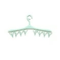 thumbnail image 2 of Cheers.US Non-Slip Clothes Hangers for Baby and Kids Hangers with Movable Clips, Heavy-Duty and Space-Saving with 8 Finger Clips,for Pants,Skirts, Coat-16.54" x 7.09", 2 of 7