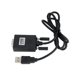 thumbnail image 2 of Gwong Electrónica USB a RS232 Adaptador de cables con convertidor COM PORT DB9 de 9 Pin USB para computadora, 2 of 6