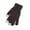 Coffee, variant on Unisex Touch Screen Knit Winter Gloves Elastic Ribbed Cuff Warm Thermal Full Finger Gloves Cycling Running Outdoor Sports Yellow One Size