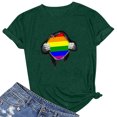 thumbnail image 1 of Chemises à Manches Courtes pour Femmes Mode Été Décontractée Chemise Imprimée Manches Courtes Tee Tops Femmes Manches Courtes Tops Femmes Manches Courtes, 1 of 3