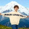 thumbnail image 5 of WOYY Toddler Boys Hoodie Fashion Letter Print Lined Hooded Sweatshirt, Sizes 3-4T, 5 of 6