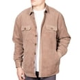 thumbnail image 3 of Visive Mens Corduroy Fleece-Lined Shirt Jacket - Warm & Stylish Winter Wear - Big & Tall Sizes M-5XL - Perfect for Casual & Smart-Casual Styles - Quality, Stylish & Durable, 3 of 8