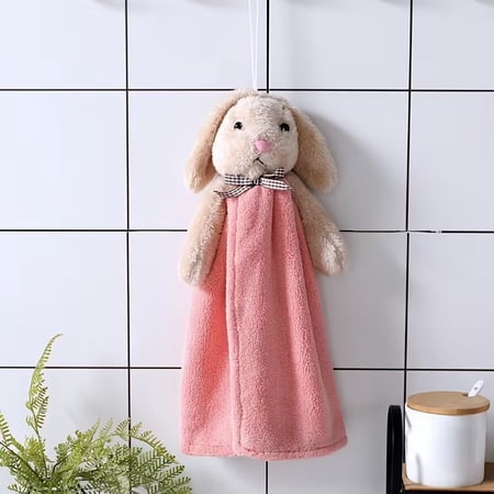1pc bunny hand towel microfiber hand towel can be used as Christmas New Year Valentine s Day Easter gift super soft super absorbent suitable for kitchen bathroom and shower room