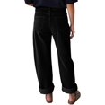thumbnail image 6 of CUKOLSXA Barrel Pants Women Wide Leg Lounge Palazzo Harem Corduroy Pants Casual Trousers with Pockets, Black, 6 of 7