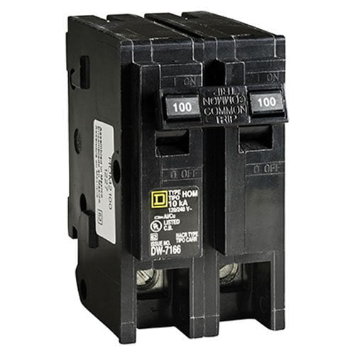 Square D 125 Amp 2 Pole PowerPact Circuit Breaker 240 VAC QBL22125 for sale online 