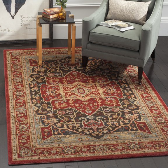 Safavieh Mahal Trecia Oriental Area Rug, Red, 5'1" x 7'7"