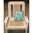 thumbnail image 3 of Carolines Treasures CJ2015-HPW1818 Letter H Circle Circle Teal Initial Alphabet Canvas Fabric Decorative Pillow  18H, 3 of 3