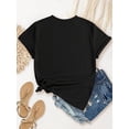 thumbnail image 2 of Camiseta básica para mujer veranoRetro Party Clothing from The 80S And 90S Featuring Nostalgic Cassette Tape Prints on T-Shirts.Father's Day, Mother's Day, New Year, Spring Festival, Valentine's Day, 2 of 6