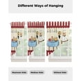 thumbnail image 4 of Chef Swag Valances for Windows, Red Fruit Cake Hat Kitchen Gourmet Vintage Rod Pocket Sheer Valances for Small Windows, Swag Toppers Light Filtering for Kitchen Living Room 2 Panels 28''x36'', 4 of 6