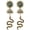 blue, variant on Snake Earrings for Women Gothic Serpent Snake Dangle Earrings Retro Sun Moon Drop Earrings Bohemian Religious Totem Ear Jewelry Gifts
