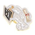 thumbnail image 2 of Broche de birrete de graduación para estudiantes y adultos Broche de solapa de metal para la temporada de graduación Broche decorativo para ropa y sombreros, 2 of 7