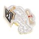 thumbnail image 2 of Broche de birrete de graduación para estudiantes y adultos Broche de solapa de metal para la temporada de graduación Broche decorativo para ropa y sombreros, 2 of 7