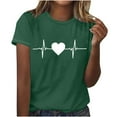 thumbnail image 4 of BLVB Women Valentines Day Shirts Valentines Gifts for Her Cute Heart Graphic Tee Tops Short Sleeve Crewneck T Shirts, 4 of 4