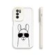 thumbnail image 1 of Destaca con una moderna obra de arte de dibujos animados: funda para teléfono plateada mate de doble capa para iPhone15 Pro Max 14 13 12 Pro 11, 1 of 4