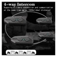 thumbnail image 4 of Motorcycle Intercom 1500M 4 Riders Group Intercomunicador 4-way Full-duplex BT5.1 Interphone IP65 Music Sharing+ FM, 4 of 7