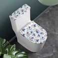 thumbnail image 3 of HELLHERO Adds Holiday Charm - Elastic Edge, Soft Bathroom Seat Covers for Gift, Fits All Toilet Shapes Watercolor Flower, 3 of 7