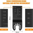 thumbnail image 2 of 12PCS Oscillating Saw Blades with 2 C-Clip Adapter, Wood/Metal/Plastic Oscillating Multitool Blades, 2 of 4