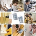 thumbnail image 4 of Kurui Kit Surtido De Clavos Para Colgar Y Tornillos Para Madera, 256 Piezas, 110 Tornillos De Cabeza Plana Philips, 146 Clavos Para Colgar Cuadros, 6 Tamaños, Surtido De Tornillos Pequeños Con Caja Or, 4 of 5