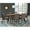 Natural Walnut/Gray - 5-Piece, variant on Redbridge 5-piece Rectangular Dining Set Natural Walnut