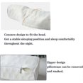 thumbnail image 4 of Cervical Neck Pillow for Pain Relief Sleeping, Neck roll Pillow Memory Foam for Stiff Neck Pain Relief Travel Bolster Pillow for Bed for Side Sleeper, 4 of 5