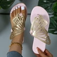 thumbnail image 4 of AXXD Women Sandals Dressy Summer Pink Flat Beach Trendy Mothers Day, 4 of 6