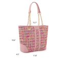 thumbnail image 4 of Bolso de mano Montana West MWC-291PK para mujer con correa de cadena, 4 of 6