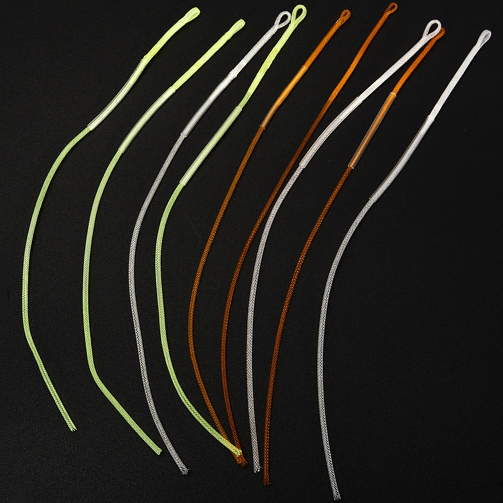 facefd 10pcs Fly fishing Line Connector fly fishing line connector Fishing  Weight Braided Loop Connector Plastic High Tension 
