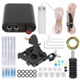 thumbnail image 3 of Juego de máquina de tatuaje con bobina, cable de Clip, Pedal, fuente de alimentación, aguja, Kit de tatuaje para práctica principiante (90-265V), enchufe de EE. UU., 3 of 14