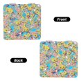 thumbnail image 2 of Pofeuu SpongeBob SquarePants for Portable Pocket Makeup Mirror PU Cover Compact Travel Mirror with Normal and Magnifying Double Sided Glass-Round Shape-Square, 2 of 9