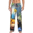 thumbnail image 2 of Lsque Pikmin Print Men's Pajama Pants, Lounge Pant - Comfortable Home Wear,Elastic Waistband, Stylish Design-XX-Large, 2 of 9