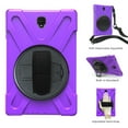 thumbnail image 5 of XYX Case for Samsung Galaxy Tab S4 10.5 inch SM-T830/SM-T835 with 360 Degree Rotating, Hand Strap, Shoulder Strap, Purple, 5 of 7