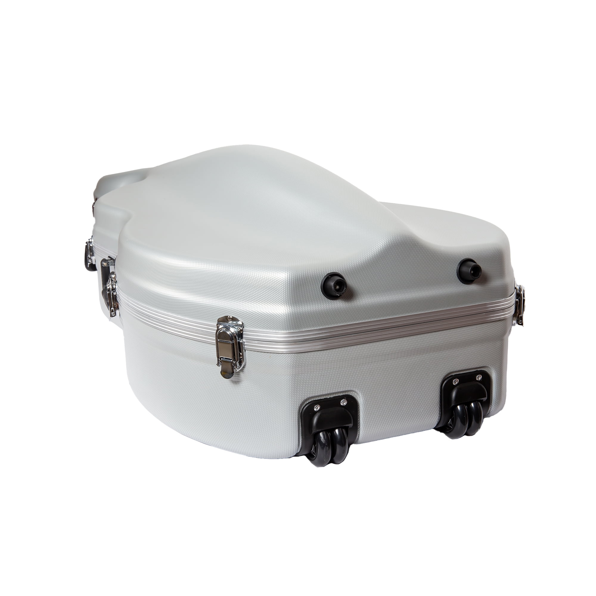 Crossrock Strong Hard Cello Case 4/4 ABS Composite Material with Two Wheels