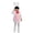 White, variant on Unisex Kids Easter Bunny Outfit Animal Role Play Dress Up Hooded Long Sleeve Party Outfit Soft Pink 2 Years-3 Years