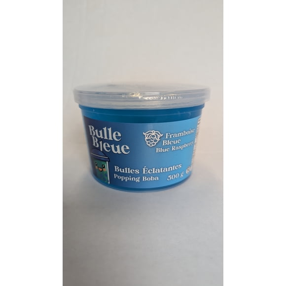 Boba éclatant à la framboise bleue