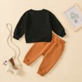 thumbnail image 5 of TOWED22 Fall Winter Baby Boys Clothes Long Sleeve Pullover Top Sweatshirt + Pants 2 Piece Outfit Clothing Sets Casual Outfits, 5 of 9
