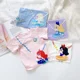 thumbnail image 3 of Nuevas camisetas coloridas de princesa con estampado de dibujos animados, informales, holgadas, transpirables, con mangas y cuello redondo, para mujeres y niños, verano coreano, 3 of 4