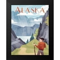 thumbnail image 2 of Wickstrom, Martin 12x14 Black Modern Framed Museum Art Print Titled - Alaska, 2 of 5