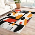 thumbnail image 2 of Abstract Colorful Geometric Area Rug 3x4, Geometric Rugs for Bedroom, Non Slip Stain Resistant Machine Washable Low Pile Super Soft, Geometric Tribal Carpet for Home Decor 8IUp1-334, 2 of 7