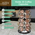 thumbnail image 4 of LPSSTORE Compatible with Coffee Pod | 35 K Cup Holder 360 Lazy Platform Modern Design Home or Kitchen Counter Organizer, 4 of 6