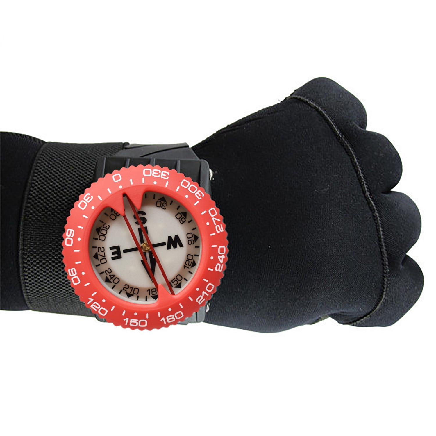 Scuba Choice Diving Deluxe Wrist Compass, Ferrari Red