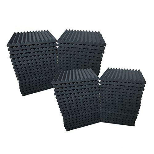 48 Pack Acoustic Record Studio Soundproofing Foam Panel Wall Tiles 12''x12''x1'' 