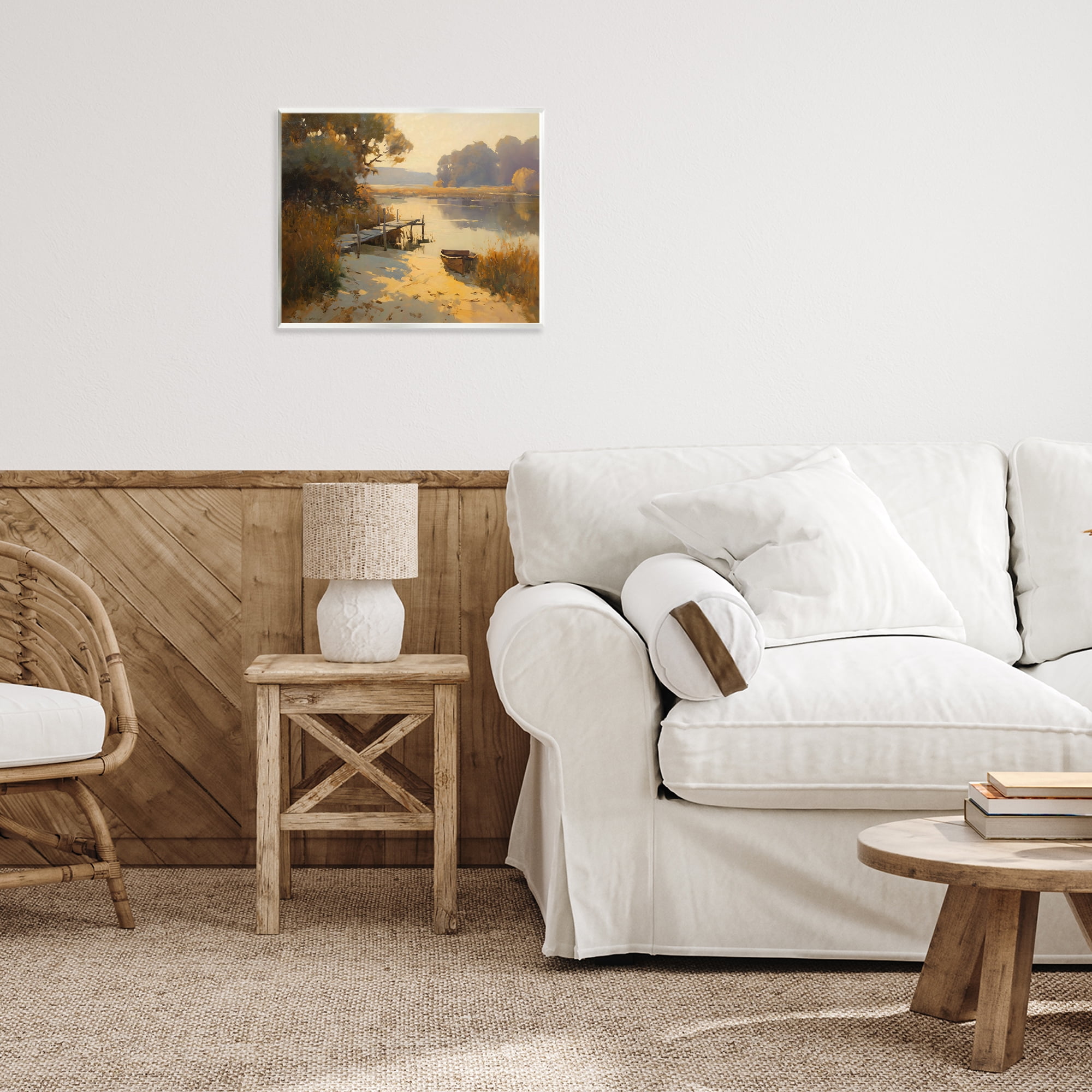 Golden Hour in Autumn Wall Plaque Art, design by Arlington Prints